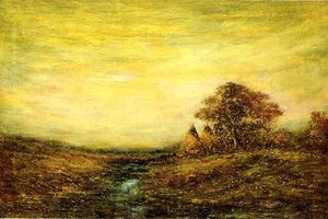 Sunset, Indian Encampment — Ralph Albert Blakelock