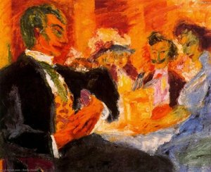 In The Coffee — Emile Nolde, Expressionism