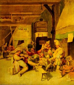 A Merrymaking — Cornelis Dusart