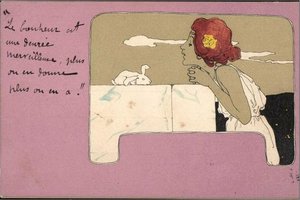 Girls With Purple Surrounds (11) — Raphael Kirchner
