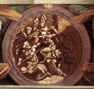 Medallion (15) — Michelangelo Buonarroti