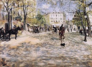 Boulevard In Paris — Jean-françois Raffaelli