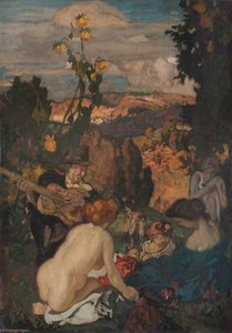 The Concert Party — Frank Brangwyn