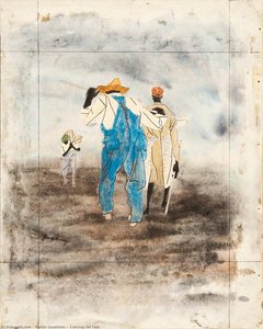 Carrying The Sack — Robert Gwathmey