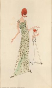 Drawing, Long Dress — Alceu De Paula Penna