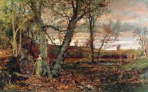 Woman At The Edge Of The Woods — Jervis Mcentee