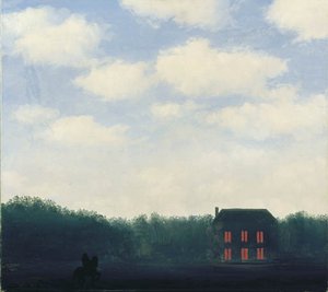 Landscape With Rider — René Magritte
