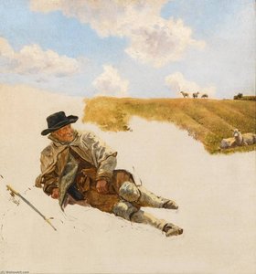 The Old Shepherd — Henry William Banks Davis