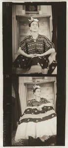 Frida Kahlo (strip Of Two Contact Prints) — Julien Levy