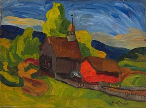 Church In The Country — William H. Johnson, Modernism