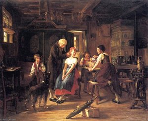 Her First Earrings — Henry Bacon