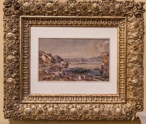 View Of Naples From Posillipo — Giacinto Gigante, Posillipo School