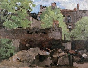 Backs Of Old Houses, Clapham Common North Side, London — Jesse Dale Cast