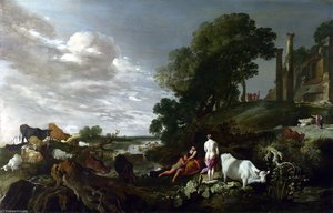 Landscape with Mythological Figures