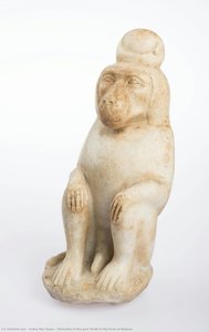 Statuette of the god Thoth in the form of Baboon