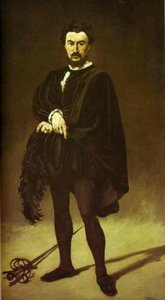 The Tragic Actor (rouviere As Hamlet) — Édouard Manet, Modern Realism