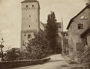 Der Fünfeckige Turm Mit Der Kaiserstallung Und Dem Lug Ins Land — Johann Hahn