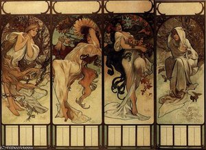 Season — Alphonse Mucha