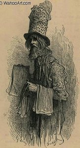 The Newspaper Seller — Paul Gustave Doré