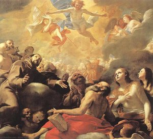 Christ In Glory — Mattia Preti, Baroque