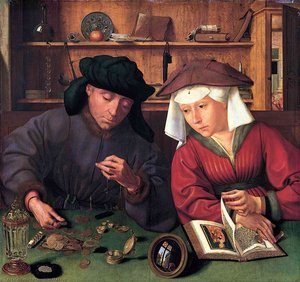 The Moneylender And His Wife — Quentin Massys
