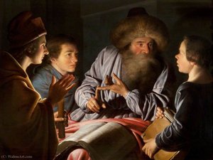 Philosopher and His Pupils
