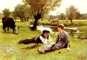Le Flirt — Édouard Debat-ponsan, Academicism