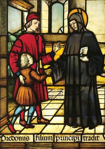 Saint John Of Damascus Receives The Prince — Niccolò Di Leonardo Da Varallo