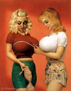 The Bra Shop 2 (1997) — John Currin