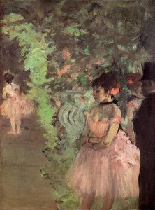 Dancers Backstage — Edgar Degas