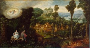 Landscape With The Flight Into Egypt — Herri Met De Bles