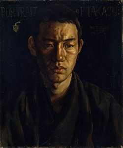 Portrait Of Takasu Mitsuji — Kishida Ryusei
