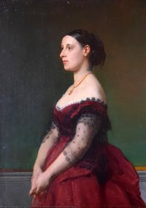 Portrait Of An Elegant Woman — Tony Robert-fleury
