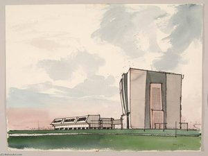 Vab Side View, Apollo11 — Robert T Mccall