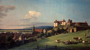 View Of Pirna From The Sonnenstein Castle — Bernardo Bellotto, Baroque Rococo