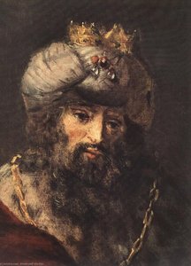 David And Uriah Detalj 2 Eremitaget — Rembrandt Van Rijn