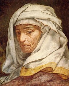 Study Of Jane Jackson — Elihu Vedder