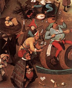 The Fight Between Carnival And Lent (detail) — Pieter Bruegel The Elder, Northern Renaissance