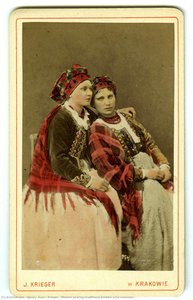 Women Wearing Traditional Kraków Area Costumes — Ignacy (isaac) Krieger