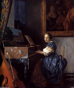 Lady Seated At A Virginal — Johannes Vermeer