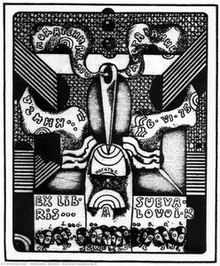 Exlibris Suevalovoj K. — Oleksandr Aksinin