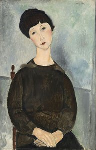 La Chevelure Noire, Also Said — Amedeo Clemente Modigliani