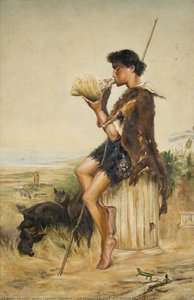 The Swine Herd (copy after William Ewart Lockhart)