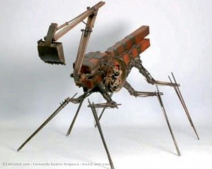 Insect And Crane — Fernando Suárez Reguera