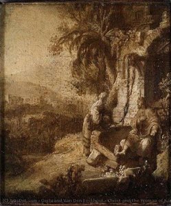 Christ And The Woman Of Samaria At The Well — Gerbrand Van Den Eeckhout