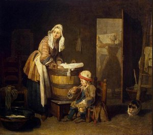 The Laundress — Jean-baptiste-siméon Chardin