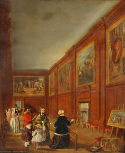 Hampton Court Palace Interior — John Scarlett Davis, Neoclassicism