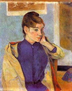 Portrait Of Madeline Bernard (the Sister Of The Artist) — Eugène Henri Paul Gauguin, Post-impressionism