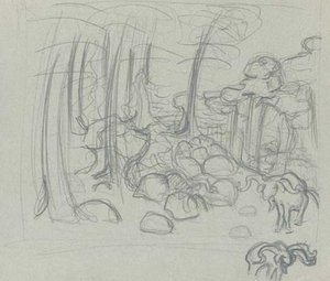 Composition Sketch 2 — Nicholas Roerich