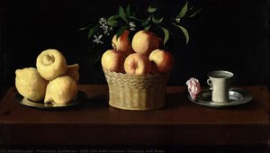 Still Life with Lemons, Oranges and Rose